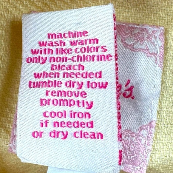 Candie's Yellow 3/4 Sleeve Double Breasted Cotton Blend Pea Coat Size XL - Picture 5 of 5